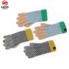 Japanischer Herbst und Winter Explosion Wolle kontrastierende Wolle gestrickte Handschuhe Retro Jacquard Samt Radfahren warme Handschuhe