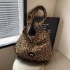 Pendlertasche aus Segeltuch mit Leopardenmuster für Damen, modische Umhängetasche für Studenten, Klasse, Paquete Tote