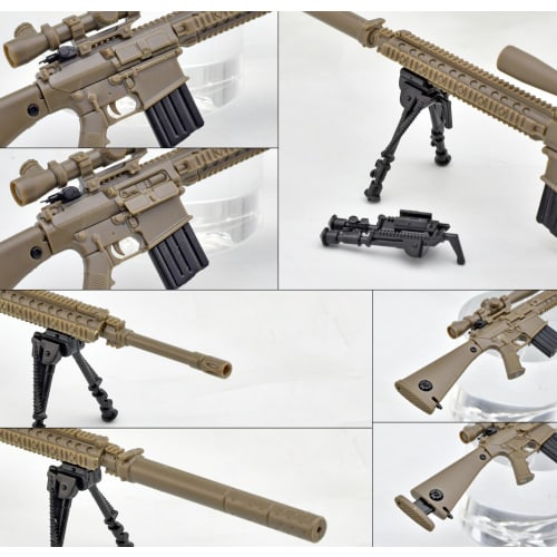 TOMYTEC 1/12 Little Armory LA110 M110SASS Type Unpainted Assembly Runner Kit 333548