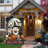 1pc 30x45cm Halloween Three Cat Pumpkin Bats 3D Printed Suitable for Halloween Yard Outside Decoration No Flag Pole 12X18Inch