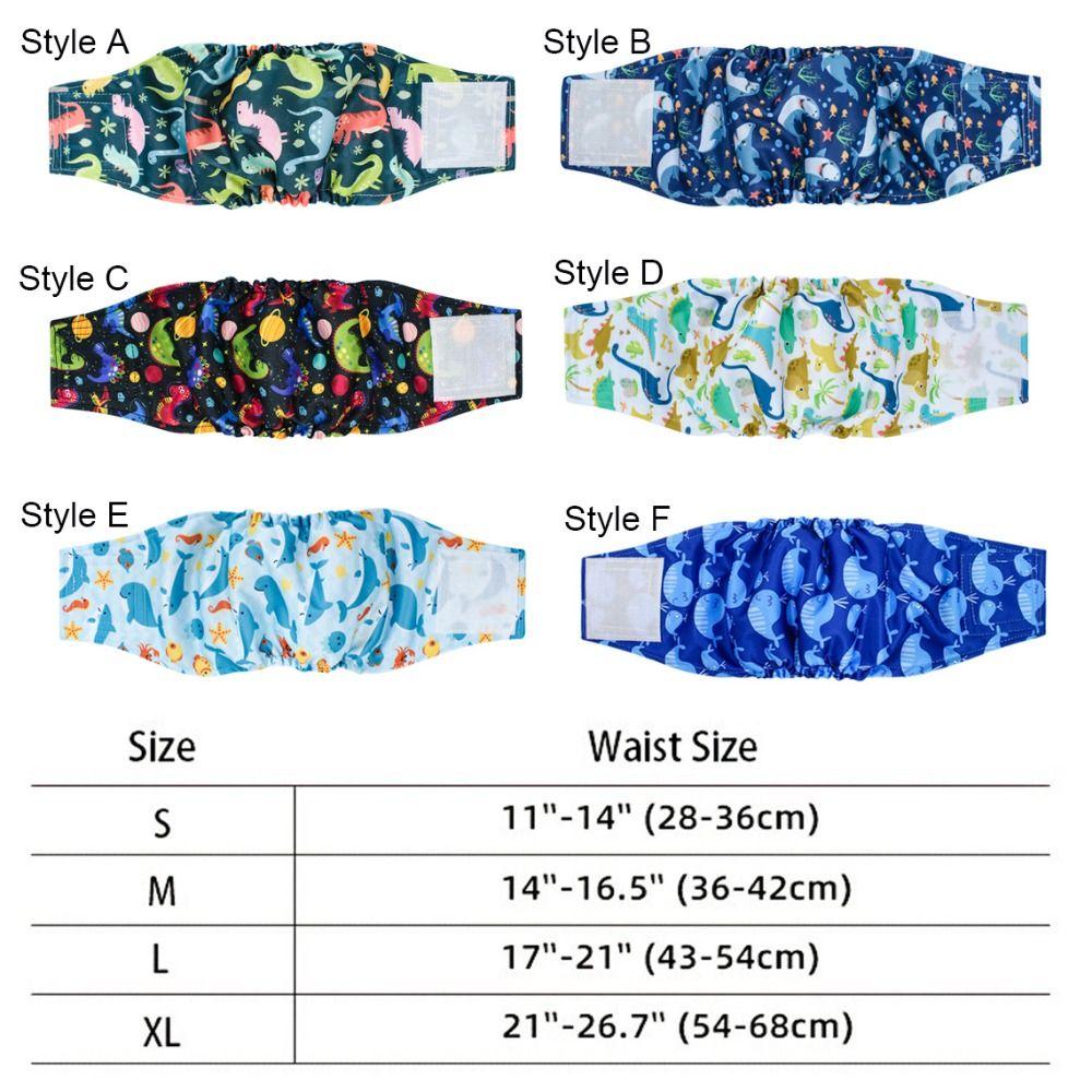 Quick Absorption Dog Diapers Adjustable Pet Physiological Pants  For Dogs
