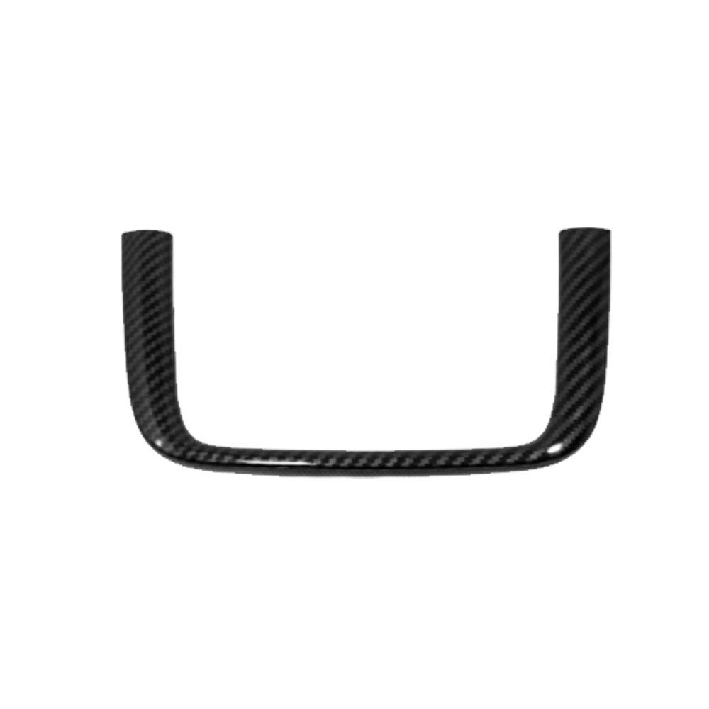 Car Cover Stick Trim ABS Rear Back Center Console Cup Gear Storage Box Frame For Toyota Highlander 2015 2016 2017 2018