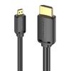 VENTION AGIBF AGI Series 1m HDMI-D To HDMI-A 4K UHD Cable Micro HDMI Male To HDMI Male Cable