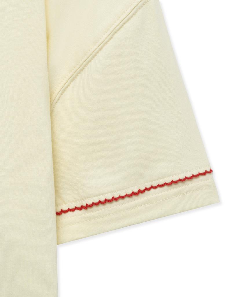 YALE Women'S Stitch Point T-Shirt_Yellow