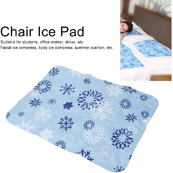 Dioche Summer Cooling Cushion, Waterproof Cold Compress Soft Ice Chair Pad Gel Seat Cooler Pad for Office, Home, Car, Travel