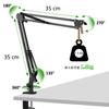 Frgyee Quadcast Boom Arm Microphone Stand Adjustable Suspension Boom Scissor Arm Stand for HyperX Microphones Microphone Arm for QuadCast S Solocast