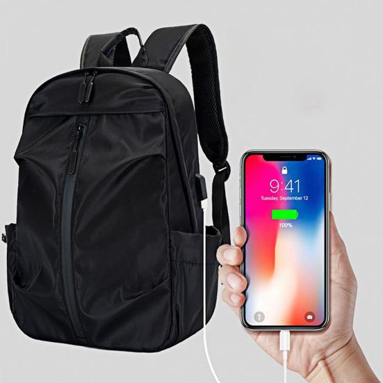 14-inch Laptop Backpack Waterproof Travel Backpack with USB Port And Luggage Strap Casual Daypack for Hiking Climbing Mountaineering Outdoors