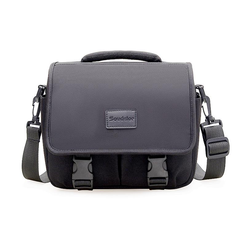 

Наплечная сумка для цифровой камеры для Sony, Canon, Fuji – Вмещает 7 беззеркальных камер с объективом Small