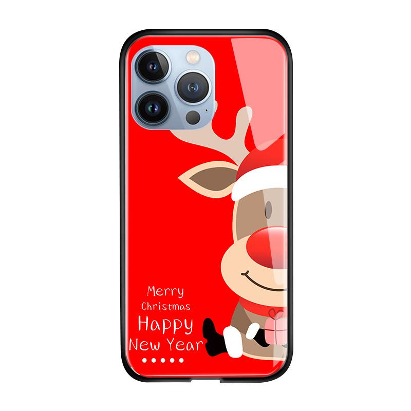 Tempered Glass Phone Case For iPhone 11 12 13 14 15 16 17 Redmi 10 12 14C Note10 Note14 Xiaomi 11Lite PocoC75 Soft Edge Shockproof Smooth Shell