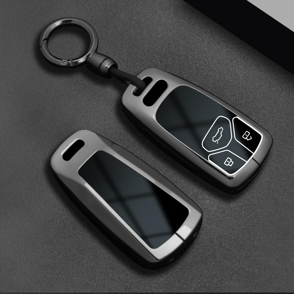For Q8 RSQ8 A6 C8 S6 RS6 A7 S7 RS7 A3 8Y A8 D5 4N RS E-tron GT Q4 Q7 4M Alloy Car Key Case Cover Shell Fob
