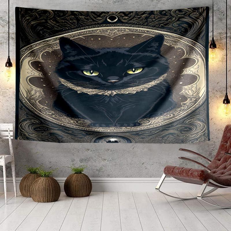 Glamorous Cat In Shades Tapestry Room Decoration Wall Hanging for Living Room Bedroom, dormitory, Birthday and Christmas gifts