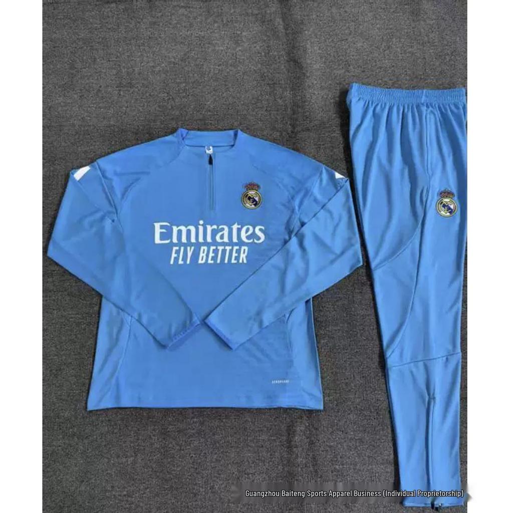 New Real Madrid Vs. Barcelona Adult Match Jersey and Training Suit Set 2526