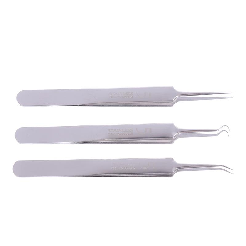 Blackhead Remover Tweezers Stainless Steel Pimple Remover Tweezers Precision Pimple Popper Tool Cell Clip For Skin Purification