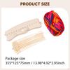 Knitting Loom Kit,DIY Yarn Weaving Kit Adults Making Tool Handcraft with for