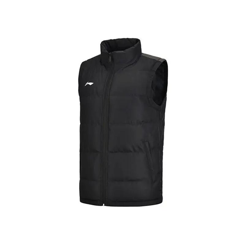 Li Ning Vests Men s Stand Collar Thickened YMMV011-1 2XL