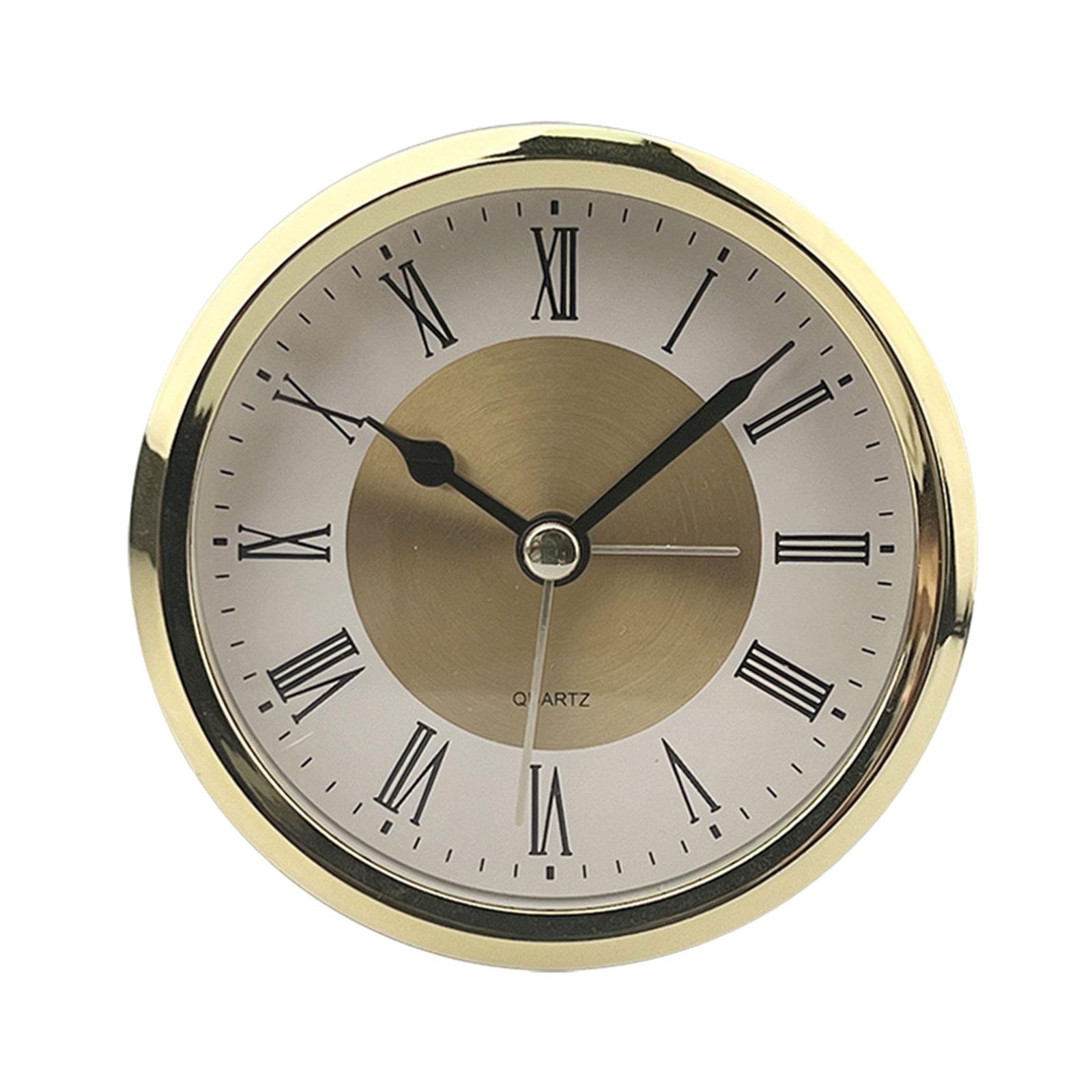 

Essential 89mm Clock Insert Clock Head Arabic Numeral Roman Numeral Watch Insert Add Charm to Any Space Easily Reading