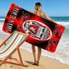 Name Custom Liverpool Football Club Print Beach Towel, Large Soft Quick Dry Towel for Beach Camping Swimming