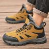Outdoor Cold-proof Cotton Boots Cotton Shoes Winter Velvet Warm Shoes Large Size High-top Non-slip Hiking Shoes Snow Boots