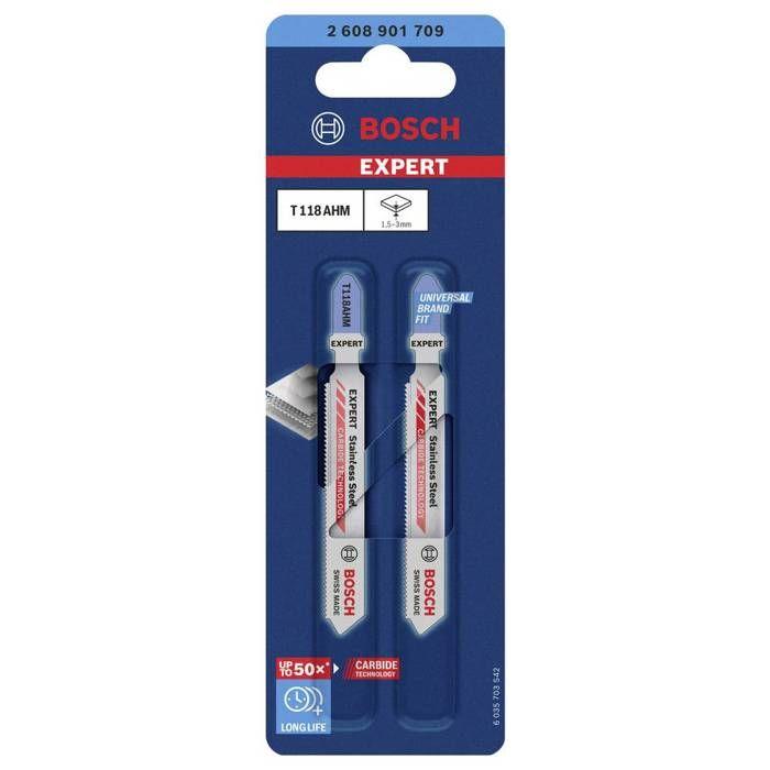 Bosch Accessories 2608901709 EXPERT « STAINLESS STEEL » T 118 FEUILLES AHM 2 pc(s)