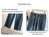 High Waist Slimming Drawstring Straight-Leg Plus Size Jeans for Women - Early Spring Collection
