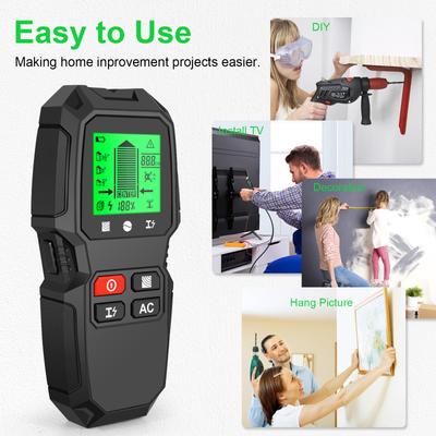Senzor hledáčku hmoždinek ve zdi Skener zdi 7 v 1 LCD Elektronický detektor Multifunkční detektor kovů Detektor kovů Vysoce citlivé testovací nástroje