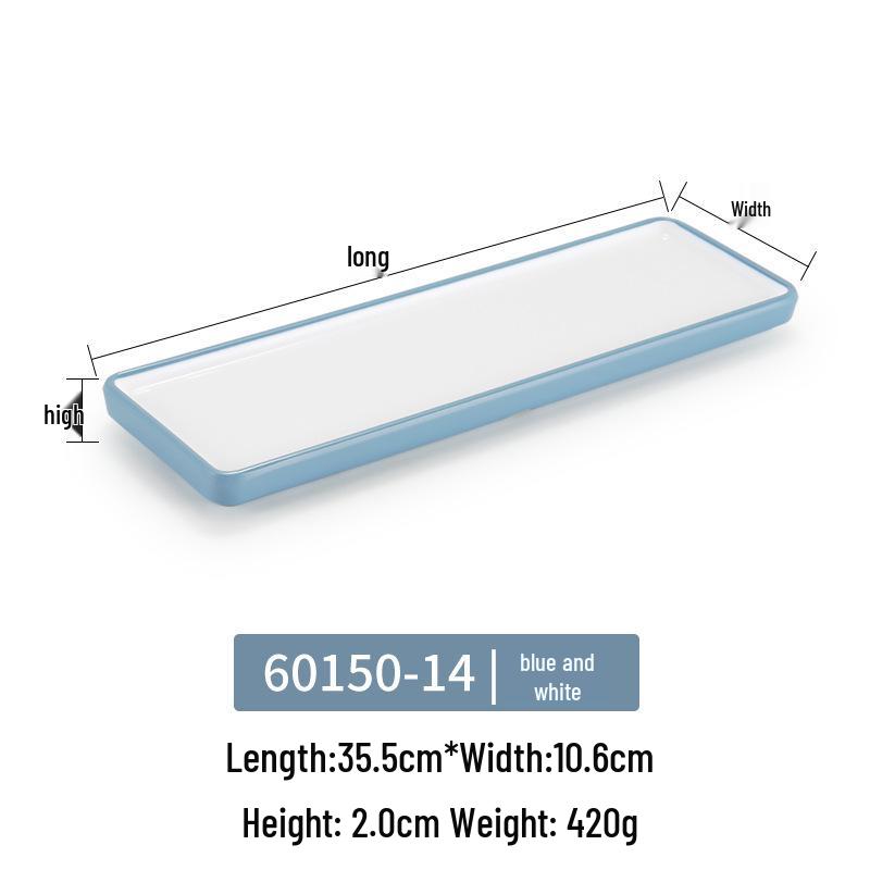 Kaibaiya Melamine Rectangular Sushi & BBQ Tray