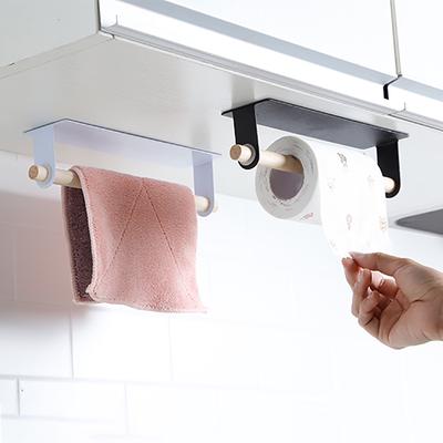 Porta-toalhas de papel adesivo sob o armário para cozinha e banheiro