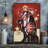 Nuka Cola Drink Posters Metal Sign - Ultimate Wall Decor for Pub Gaming Vibes, Retro Game-Themed Metal Art