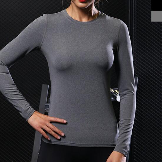 Shop Women S SporTS Yoga raSh Guard Long Sleeve T ShirT Wdm wSh kkjnmT1106