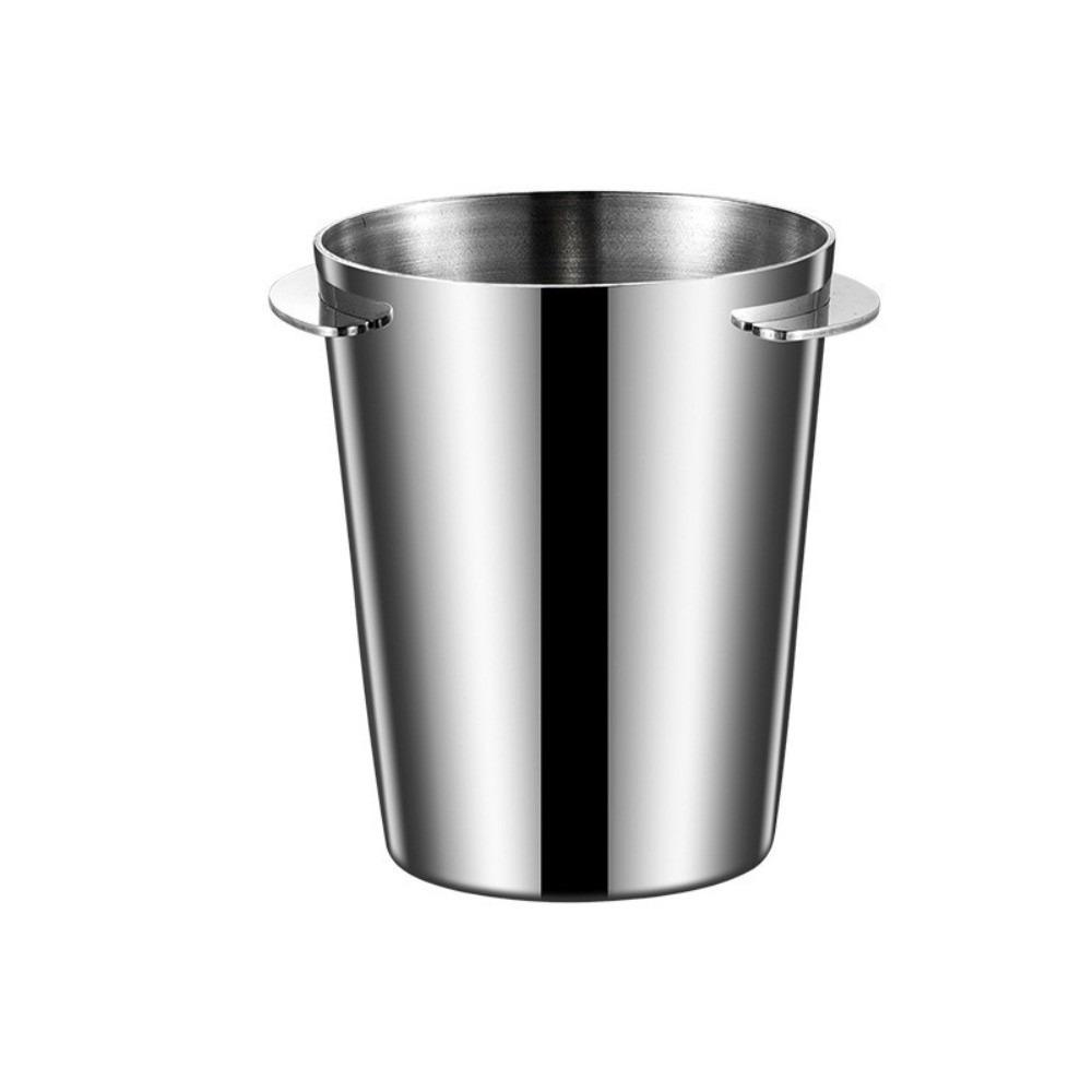 

304 Stainless Steel Dosing Cup Wear Resistant Durable Coffee Powder Cup Precision Ergonomic Coffee Sniffing Mug серебряный