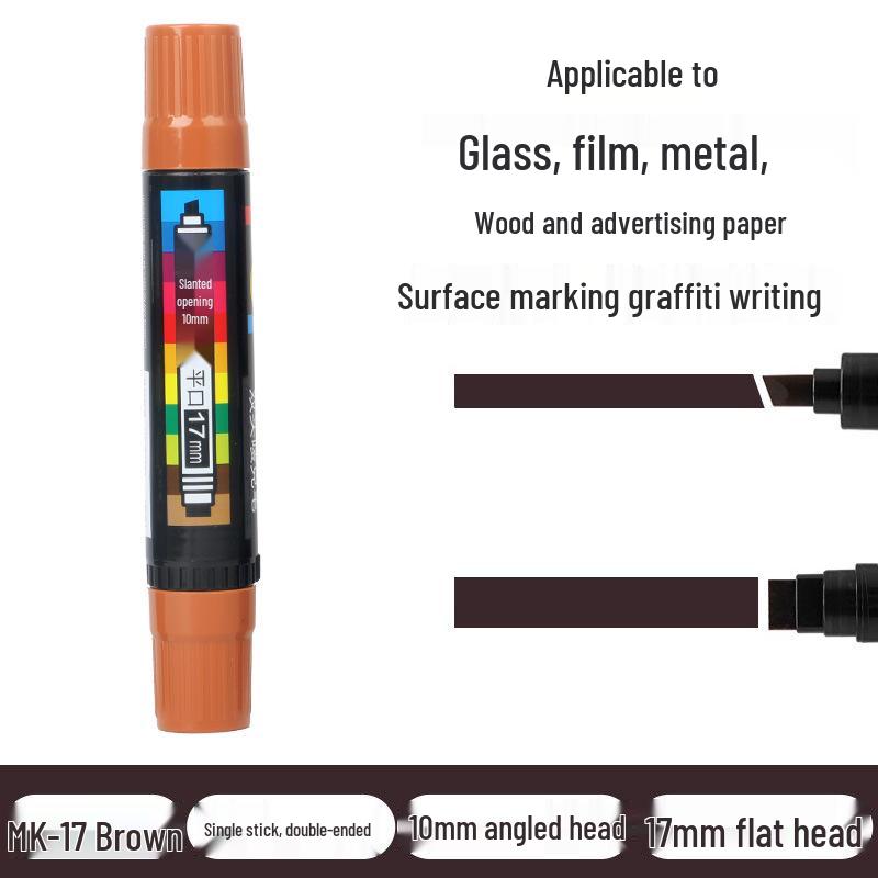 Feiluo Lang POP Double-headed Refillable Marker Pen for Posters and Advertising