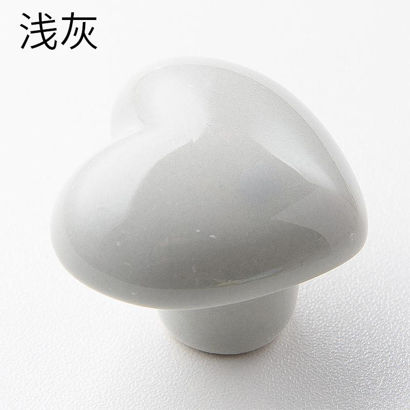 Heart Shaped Ceramic Cabinet Door Handle, Children's Wardrobe Handle