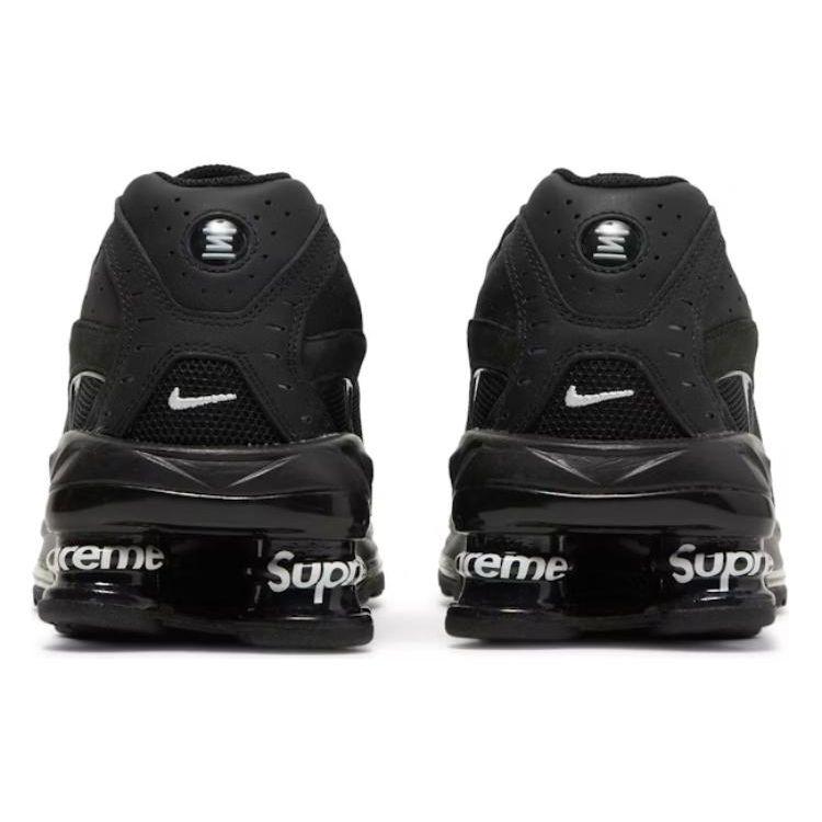 Supreme x Nike Shox Ride 2 Schwarze Unisex-Sneaker Dark-Ash DN1615-001