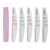 1Pcs Nail File Wooden Half Moon Wear Resist Professional Sandpaper Double With Scale Nail Files Polishing Tools