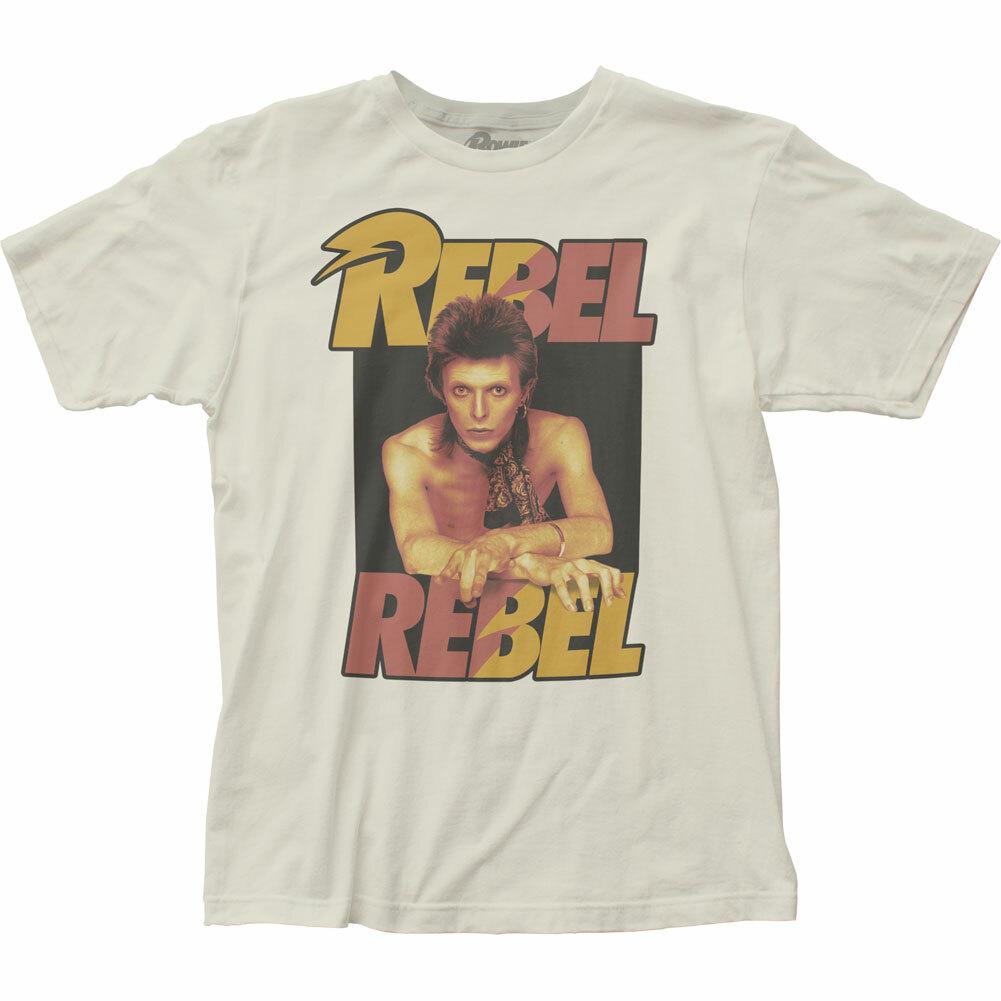 26 David Bowie Rebel Rebel T Shirt Mens Licensed Rock N Roll Band Tee New Natural Unisex T-Shirt XXXL