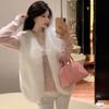 Autumn Winter Faux Mink Fur Vest Coat for Women Fur Outerwear Ladies Casual Sleeveless Jacket