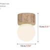Mid Century Modern Wall Sconce White Milk Glass Marble Wall Light Fixtures Vintage Natural Stone Hallway Light Farmhouse Bedside Wall Mounted Lamp