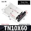 TDA Double-Axis Double-Rod Large Thrust Cylinder - Sizes: 10/16/20/25/32/40/50mm X 20/50/75mm