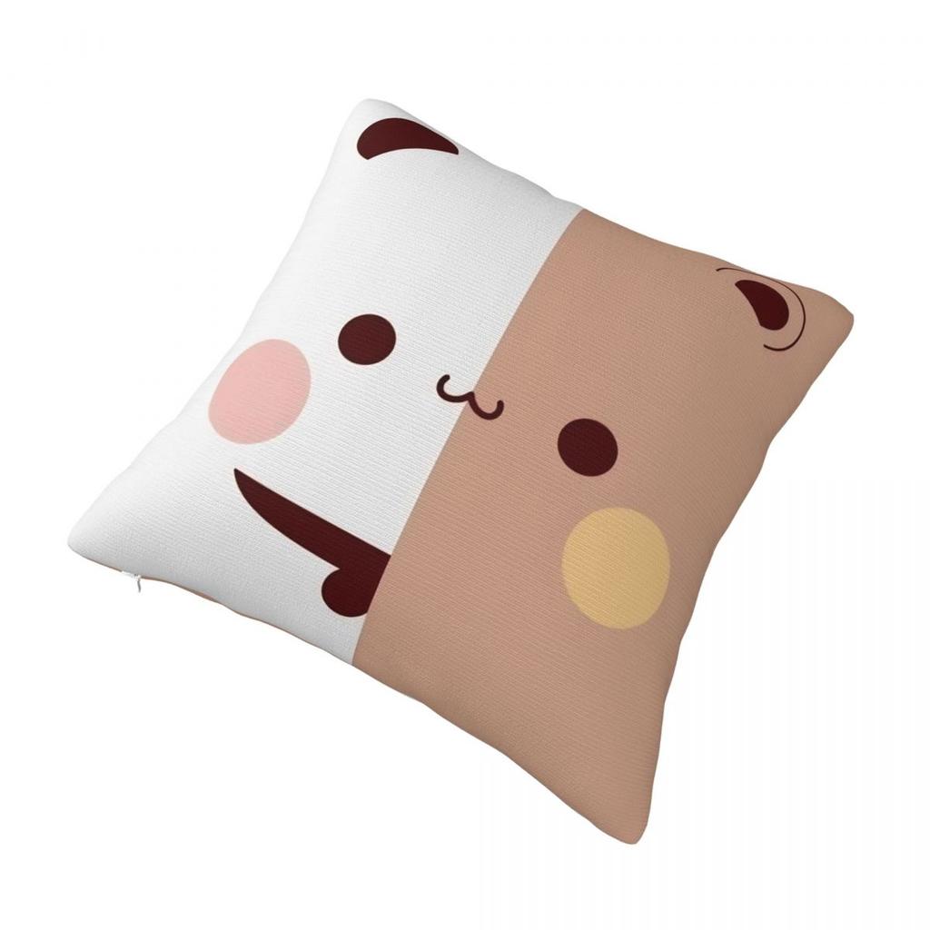 Cartoon Bubu Dudu Pillowcase Printed Polyester Cushion Cover Decorations Bear Cute Pillow Case Cover Home Zippered 40*40Cm