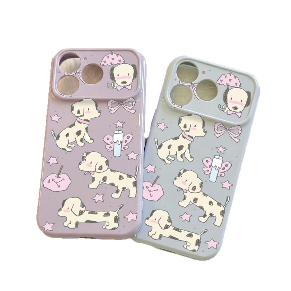 Cute Dalmatian, suitable for iPhone17 Apple 16promax mobile phone case 15 all-inclusive 14 new 13 generation 12