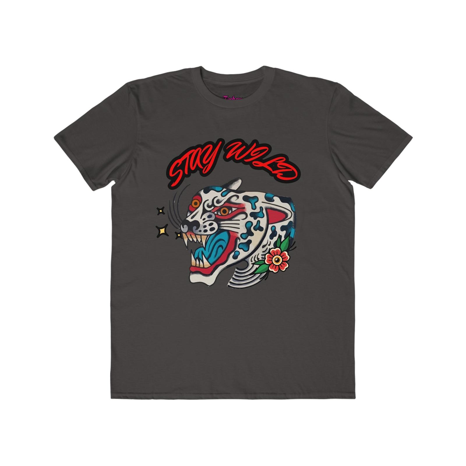 Stay Wild! Unisex Lightweight Fashion Tee S разноцветный