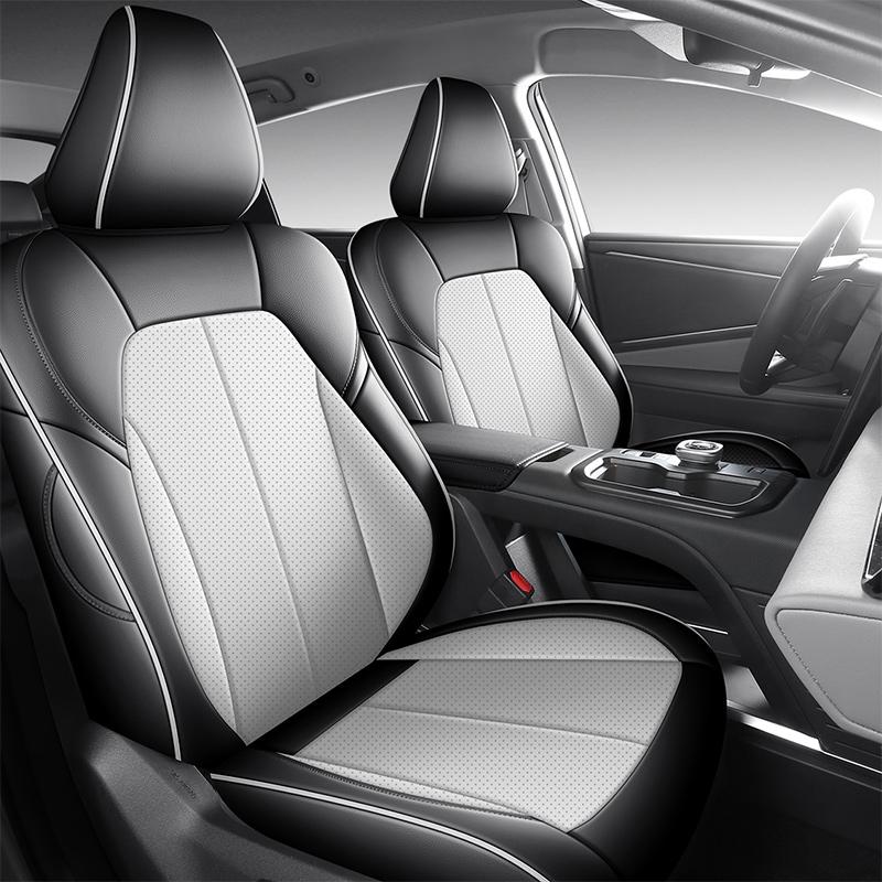 Premium Leather Car Seat Covers For Toyota BZ5 2026 Breathable Durable Seat Cushion Protection Automotive Parts-Full Coverage