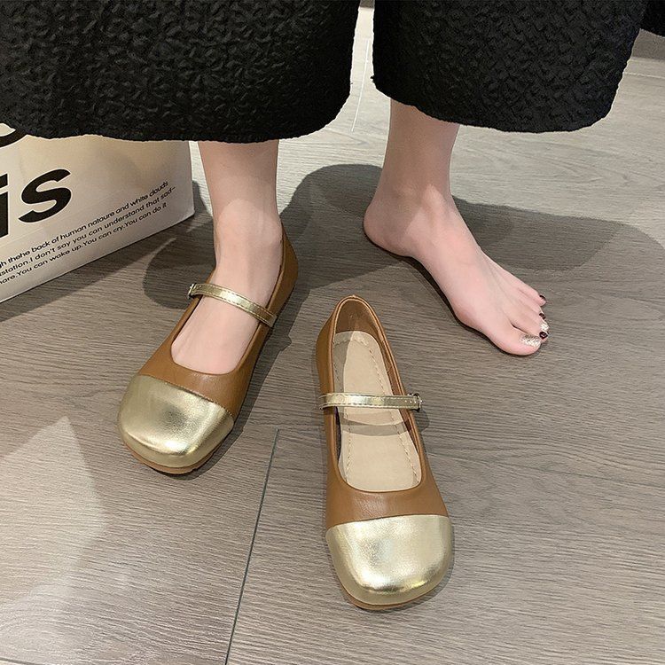 

Женские туфли на плоской подошве с мягкой подошвой, новые сезонные туфли на плоской подошве, французские туфли на плоской подошве 40 коричневый