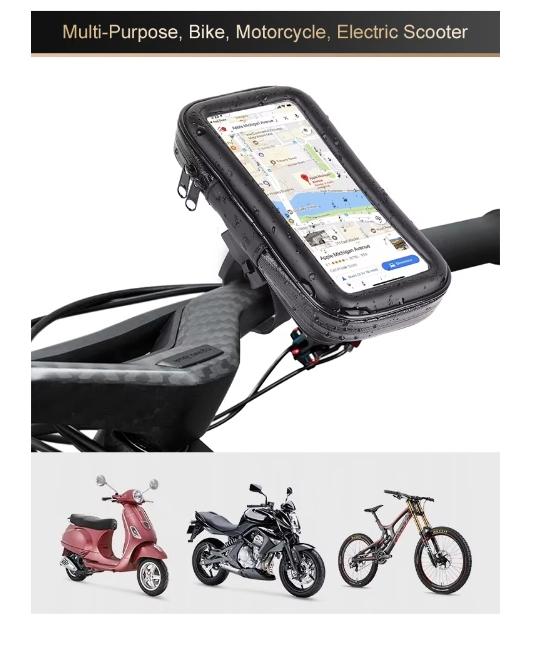 Ready To Ship Bicycle Motorcycle Phone Holder Waterproof Cellphone Case for Motorcycle Phone Holder for Motorcycle Waterproofed