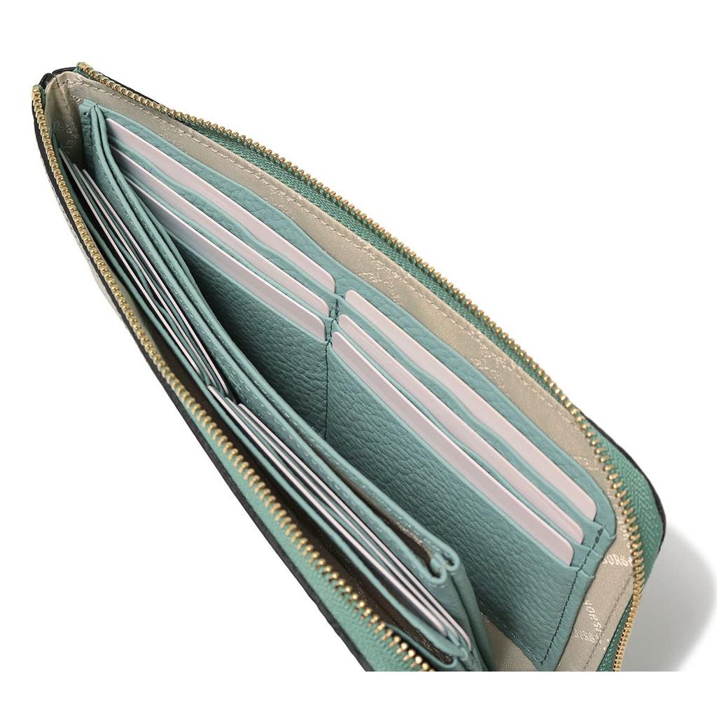 Pelle Borsa Genuine Leather Long Reinette Models 204718 and Made in Japan with Cowhide Slim Gift for Women's Wallet, Thin, Goods, 204785, Leather,