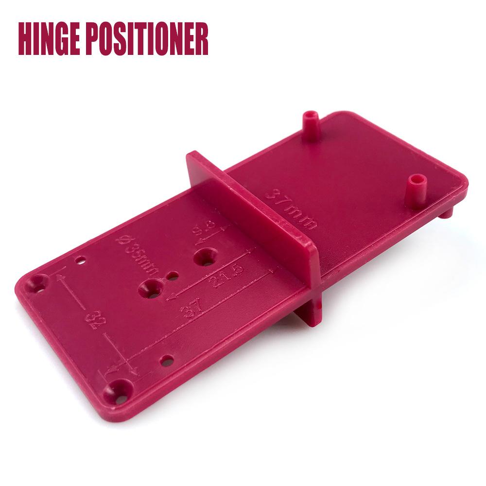 35mm & 40mm Hinge Jig Woodworking Drilling Guide Hinge Hole Locator Template