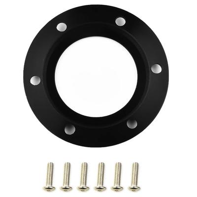 Klakson 6 śrub Przycisk Centrum Narzędzie Czarny Zastępuje Kierownicę Samochodu 121810-01B 84mm Racing Accs Pierścień Część Praktyczna
