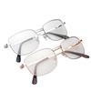 1 tk Fashion Unisex kerge kullast metallraamiga eakate prillid hüperoopiaprillid
