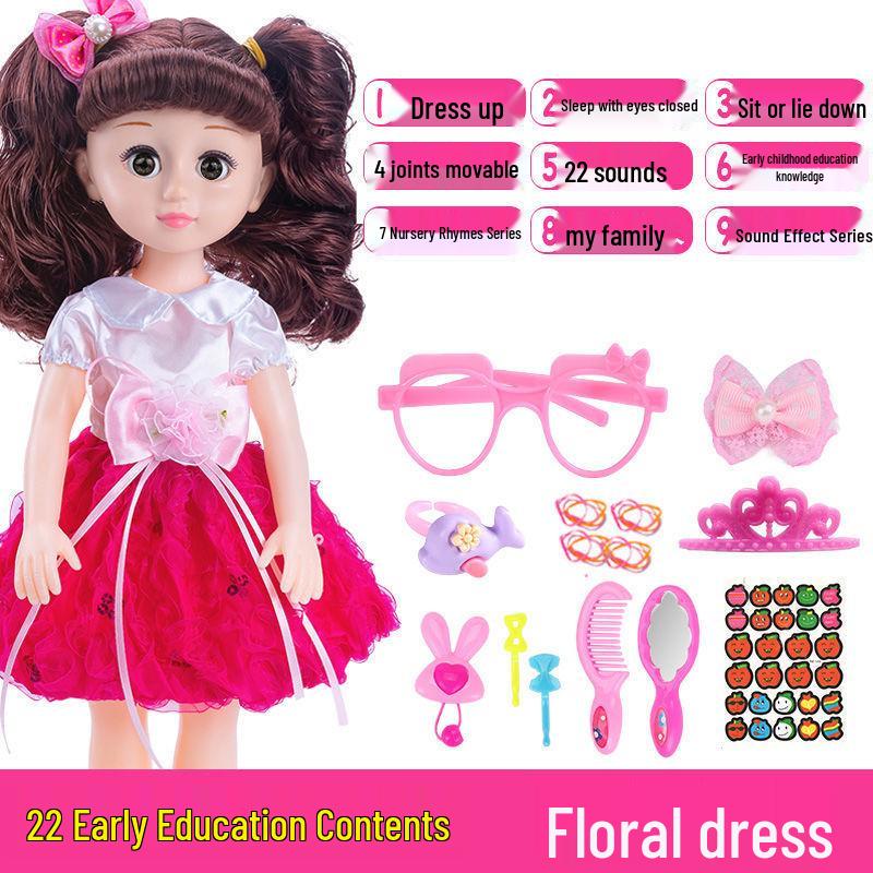 Interactive Smart Doll Set with Changeable Clothes - Princess Toy for Girls, Perfect Birthday Gift