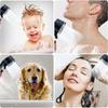 LED Handheld Showerhead, High-pressure Shower Head Set, Three-color Water Temperature, Five Spray Modes Showerhead